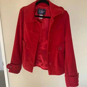 Red jacket